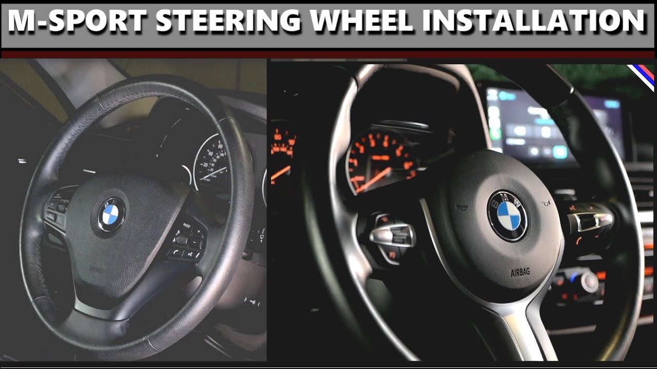 F30 M-Sport Steering Wheel Installation | 4K