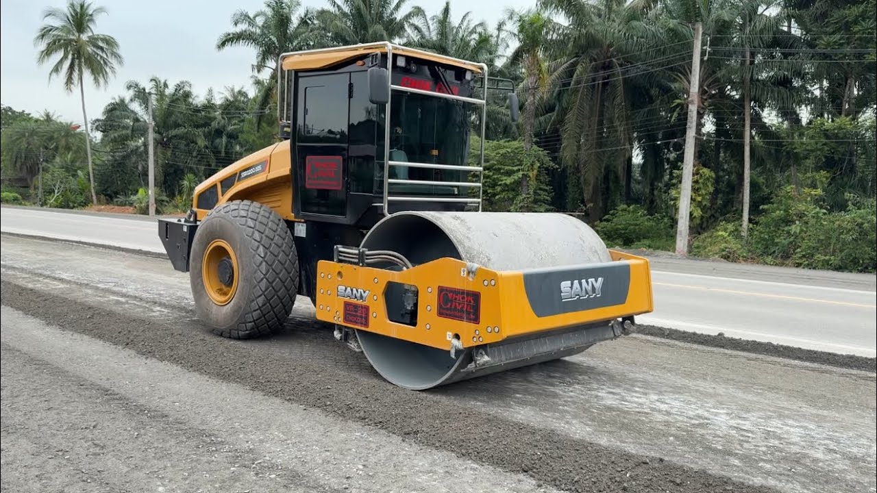 รถบด12ตัน แรงสั่นสะเทือนเกือบเท่า20ตัน SANY SSR120C-10S