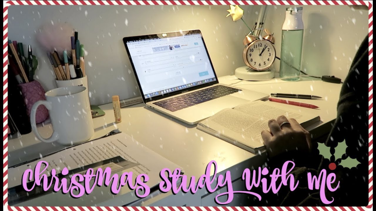MOTIVATIONAL 6 HOUR CHRISTMAS STUDY WITH ME #2 | Studymas 2018!
