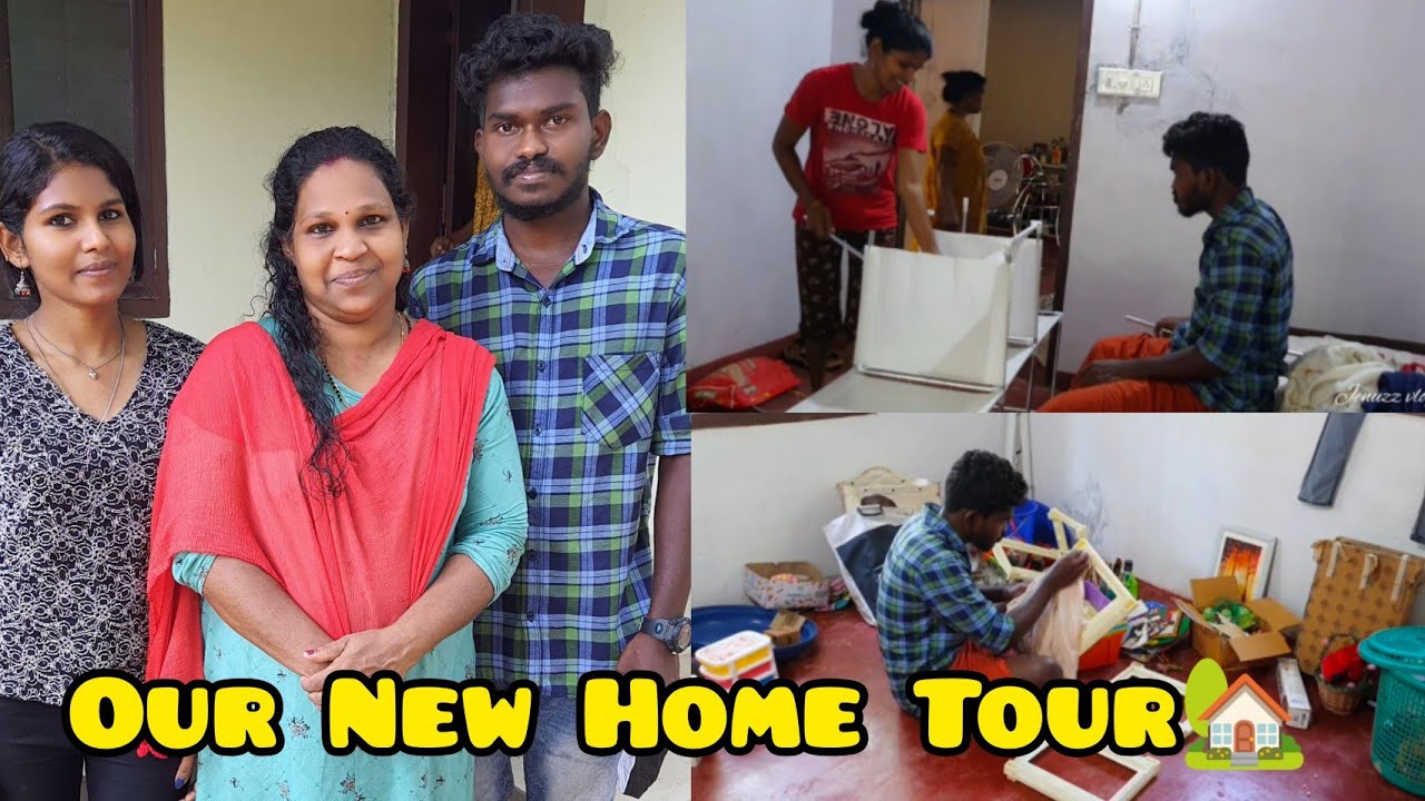 ഞങ്ങളുടെ പുതിയ വീട് കണ്ടാലോ😍/Our New Home Tour Setting vlog/Full Home tour/Jenuzz Vlog home makeover