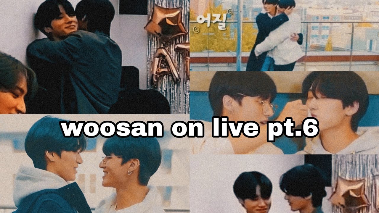 woosan flirting right in front of my salad - woosan on live pt.6 || ☂️