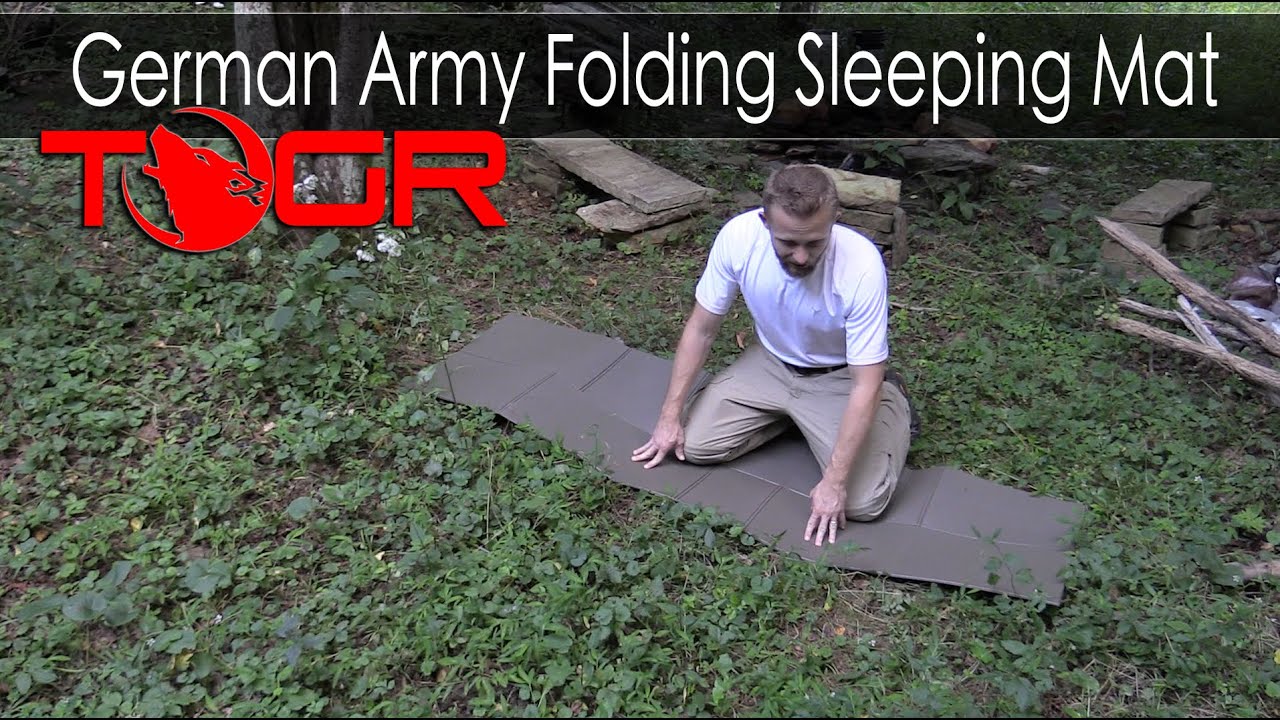 It Folds! - German Army Folding Sleeping Mat