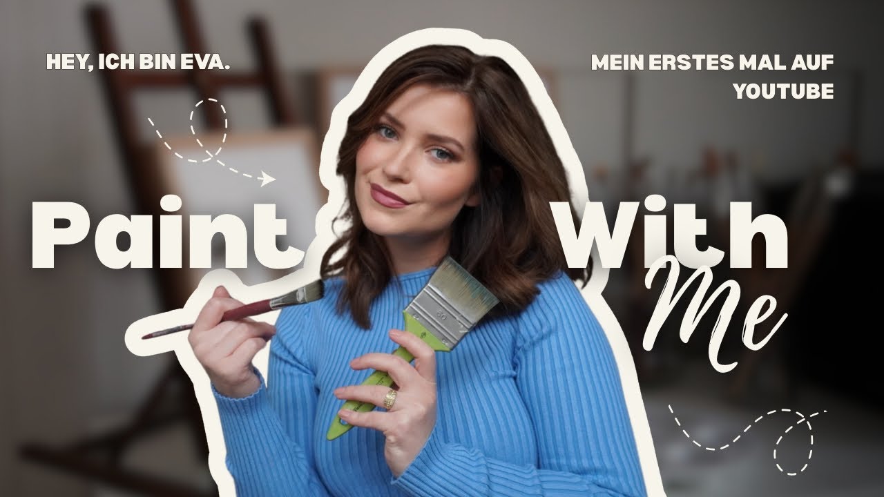 MEIN ERSTES VIDEO | Paint with me & kreatives Unboxing