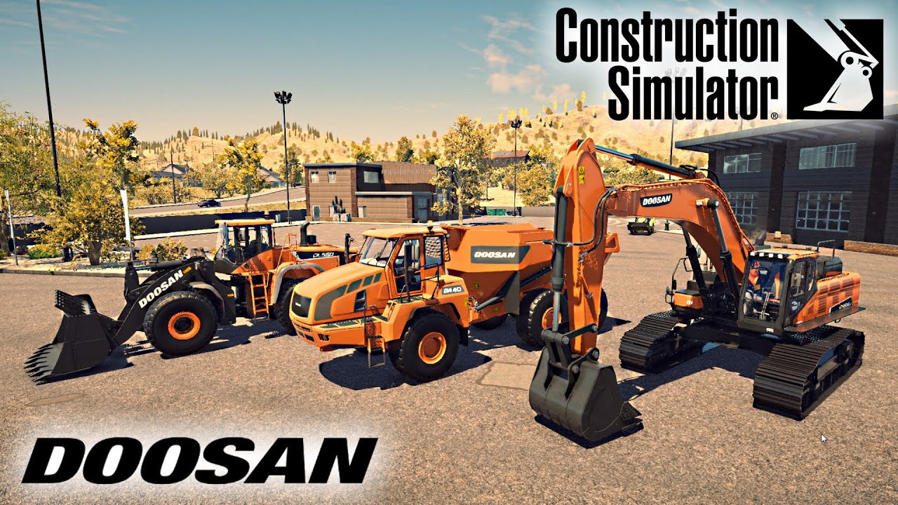 Construction Simulator 2022  🚧 Doosan 🚧 Machine Closer Look #2