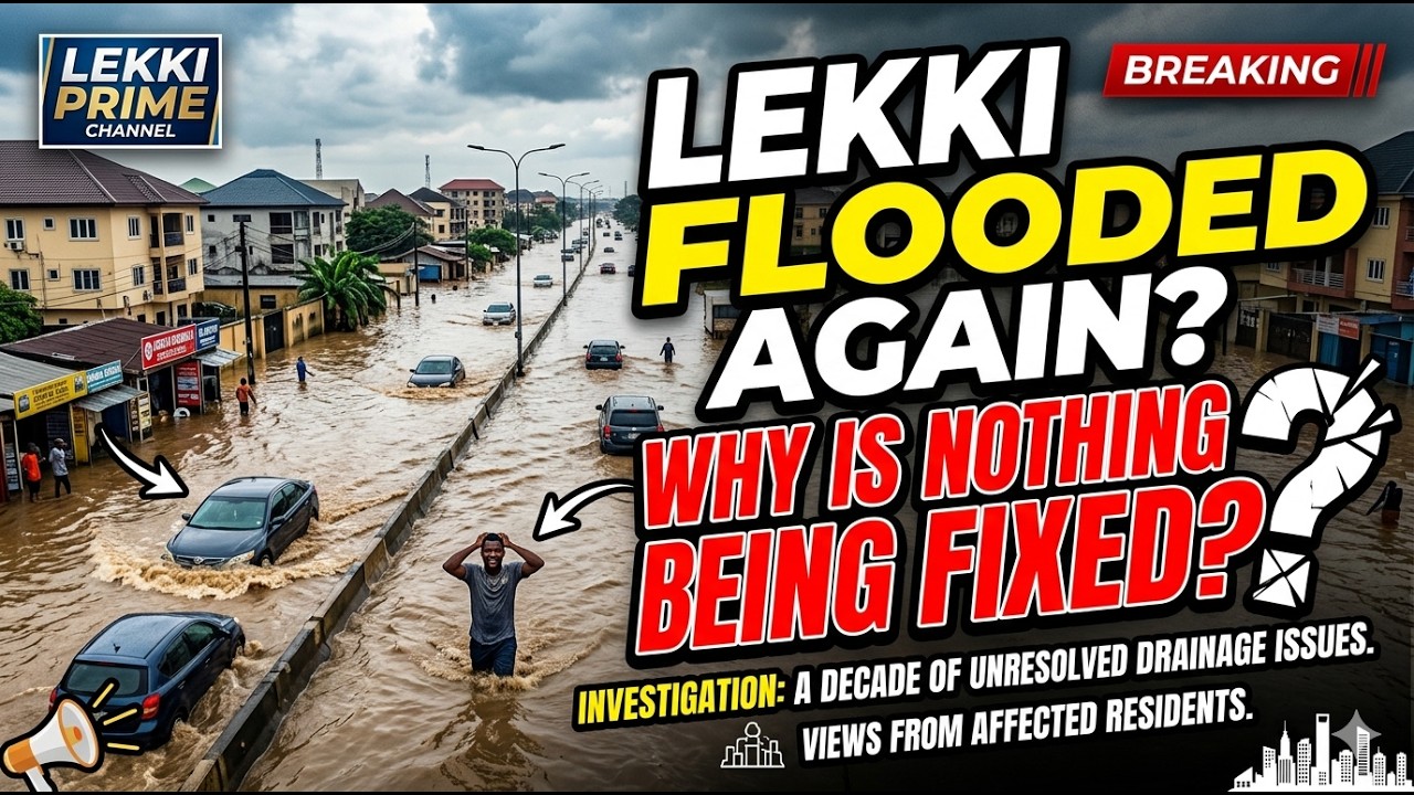 Lekki Flooded Again&hellip; Why Is Nothing Being Fixed? #lekkiprimechannel  #lekki #lekkiprimenews