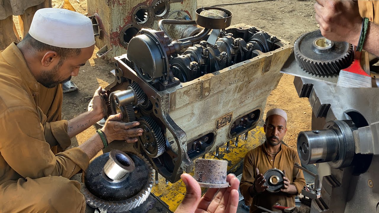 Amazing Technique to make Dynapac Roller Engine Timing Plate Bush and Shaft Size