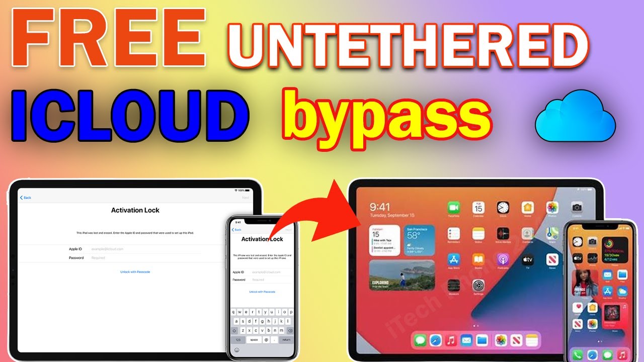 Bypass iCloud sur iphone et iPad Gratuitement sur windows