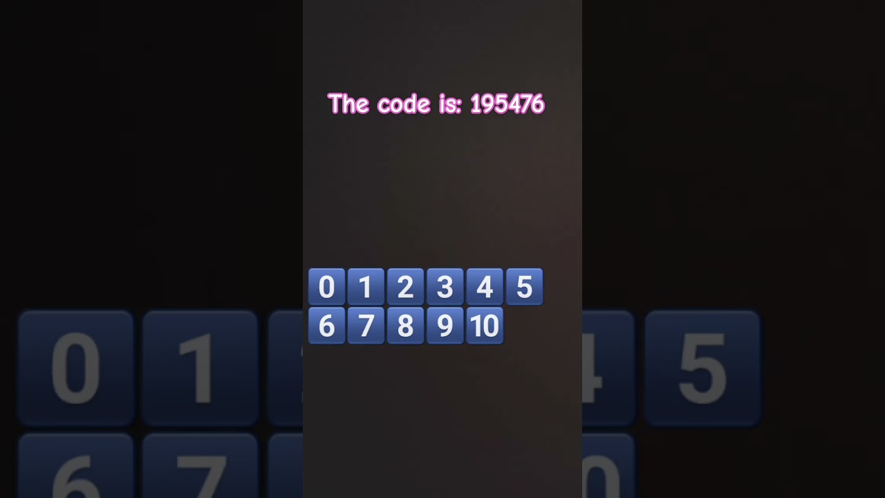 the code is: 195476😊