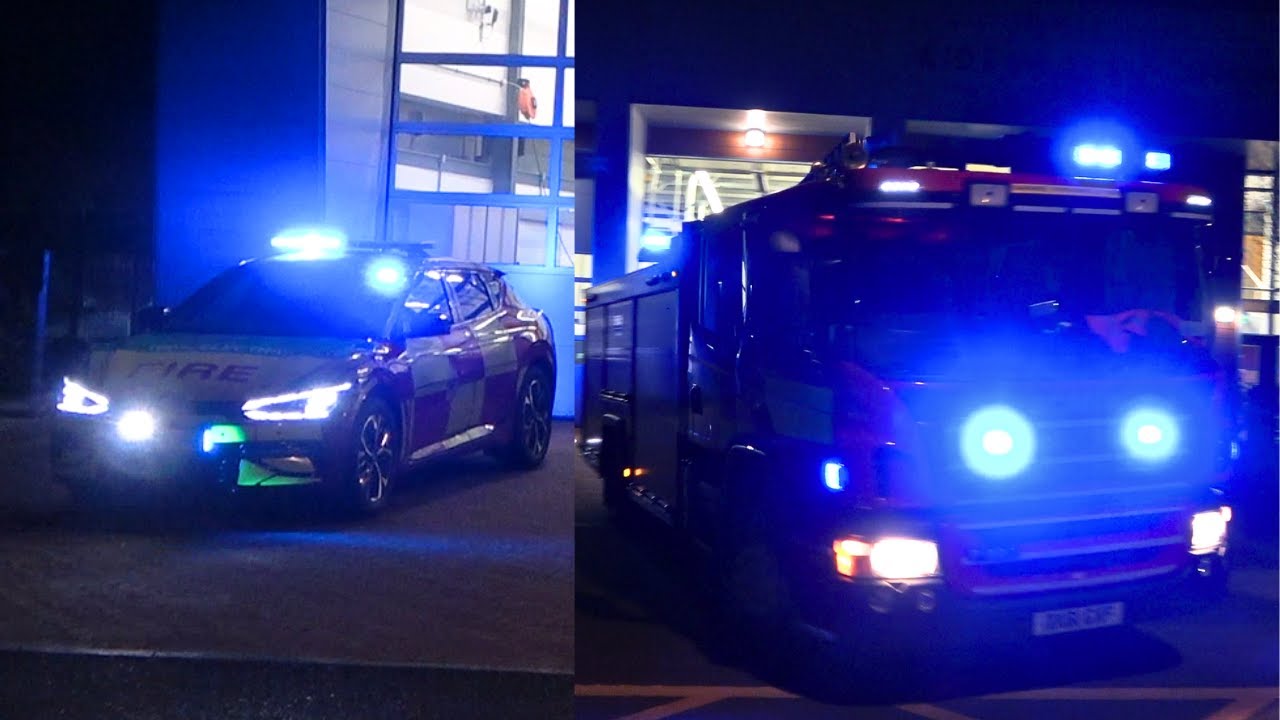 Kidsgrove Retained Pump + New Kia EV6 Fire Officer Turnout - Staffordshire Fire And Rescue Service