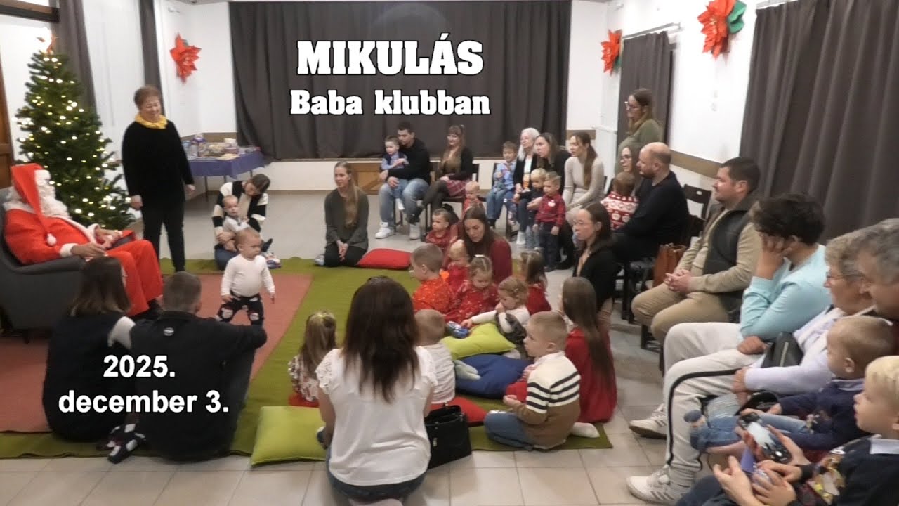 Mikulás a hernádi Baba Klubban 2025