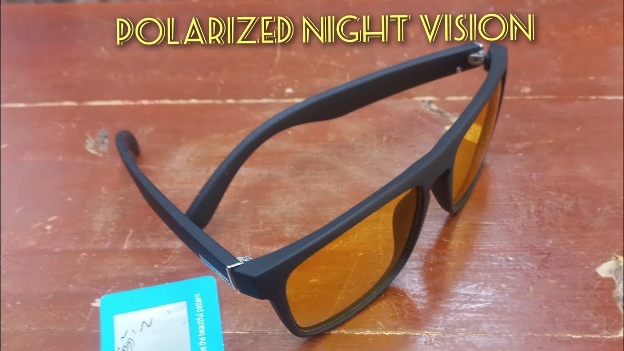Kacamata untuk aktivitas malam hari..kacamata polarized night vision 