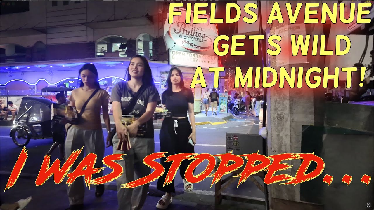 I Was Stopped by Two Giant Ladyboys – Fields Avenue Gets Wild at Midnight! 🌃🔥