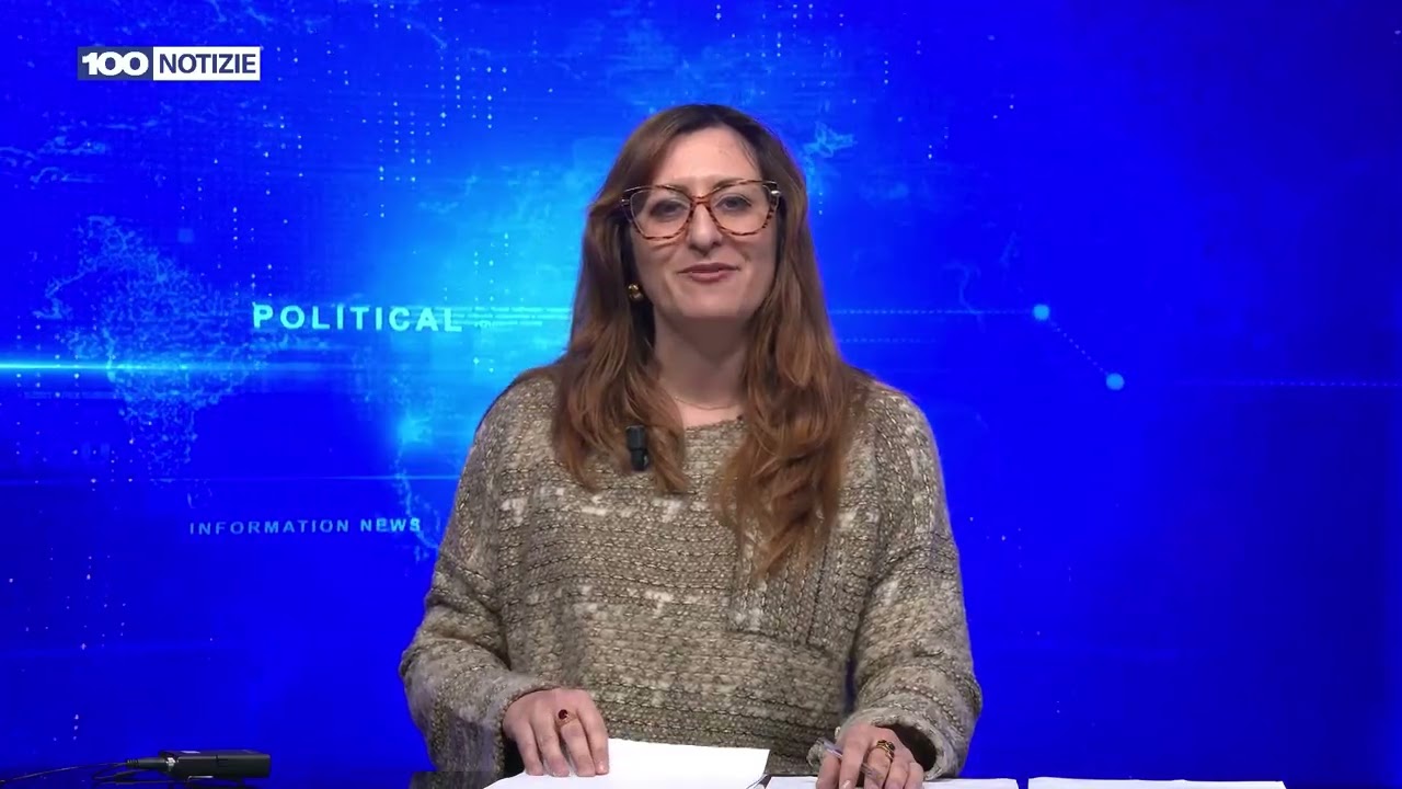 🔵LIVE ORA: TG 100 NOTIZIE 🔵 L’edizione serale con tutte le notizie del giorno, con Marina Luzzi.