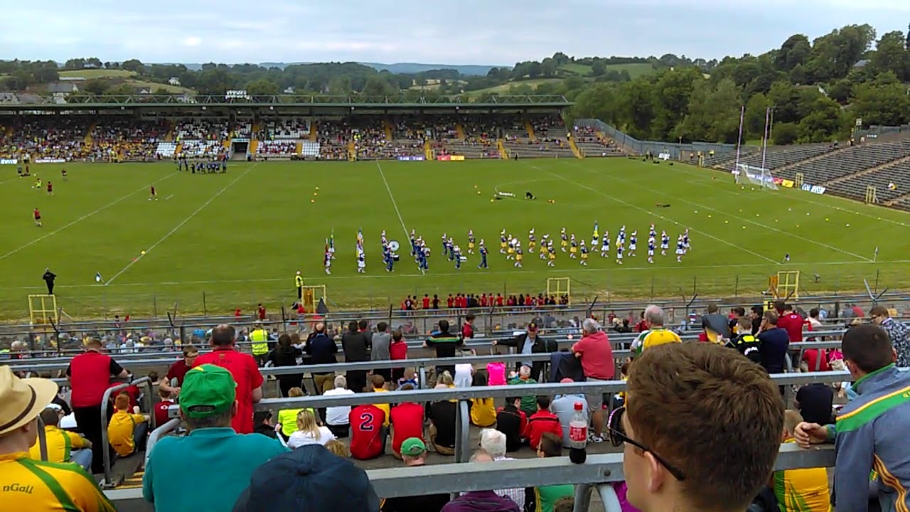Before the Donegal v Down Ulster semi final in Clones.