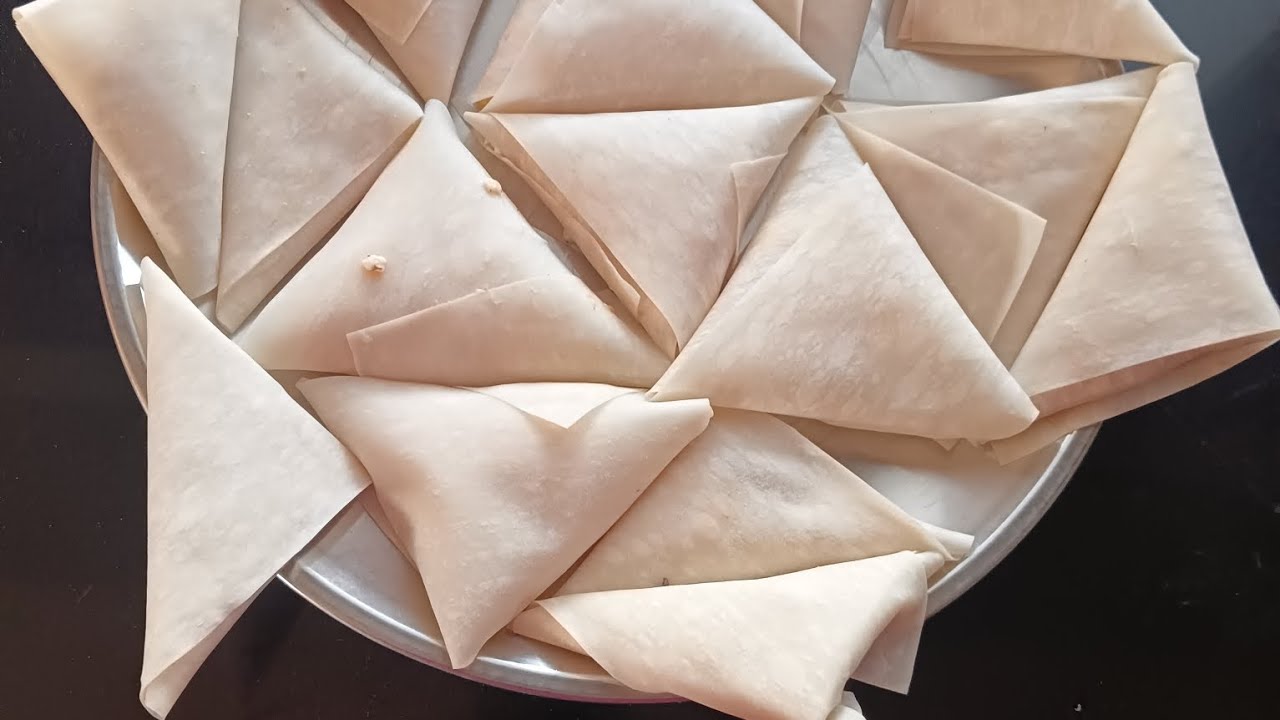 Making samosa , quick and yummy