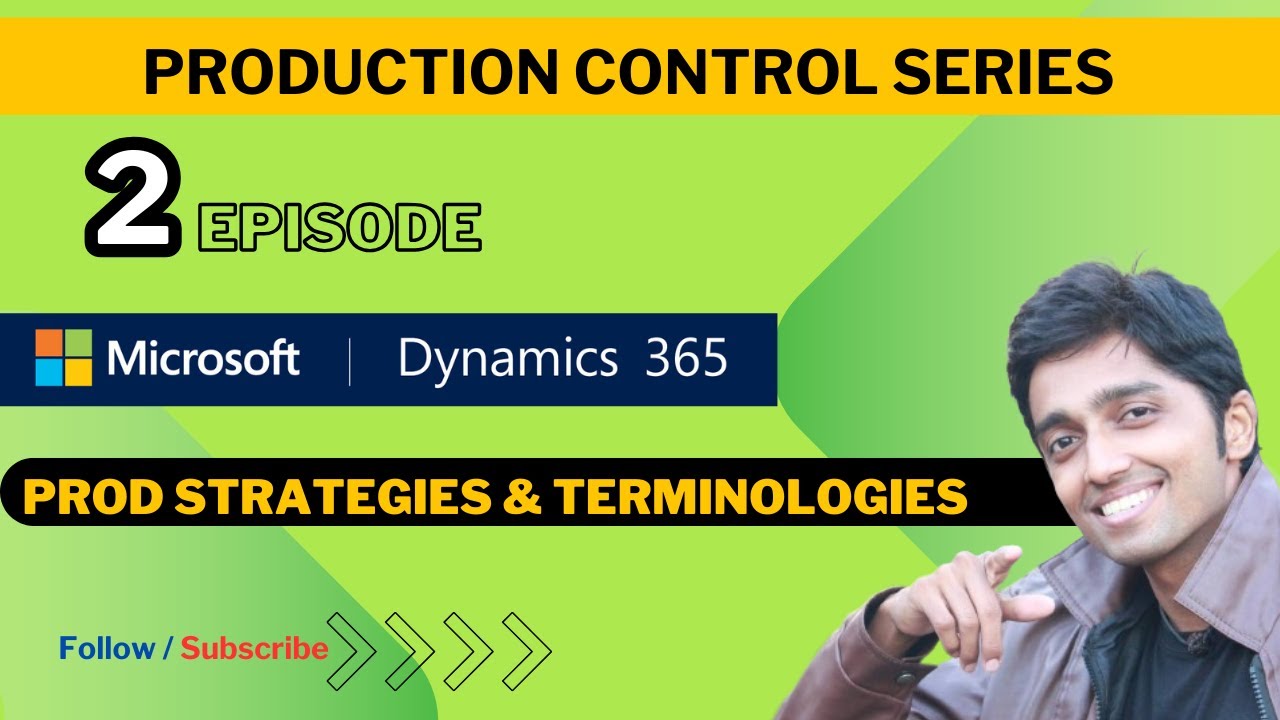 Серия &laquo;Производство&raquo; &mdash; выпуск 2 &mdash; Стратегии и терминология производства #microsoftdynamics365 #d3...
