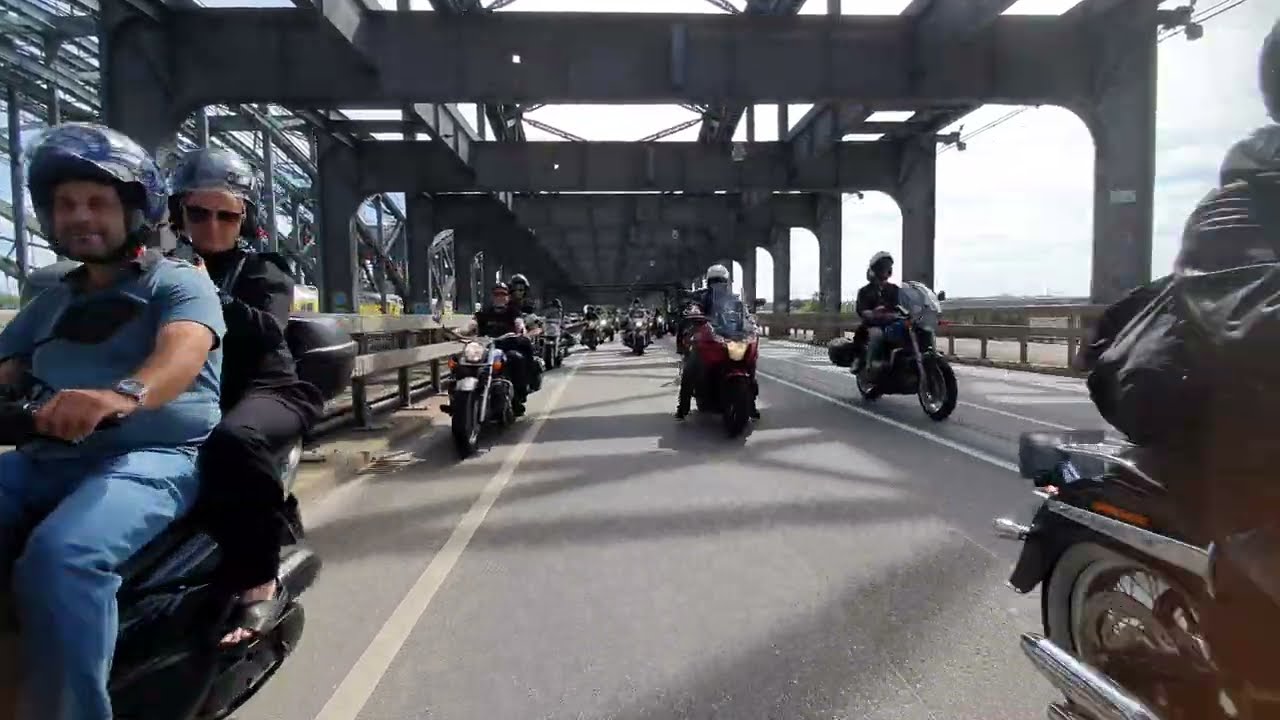 Harley Days Hamburg 2025 - Parade an den alten Elbbrücken 29.6.25 16h - Teil 1