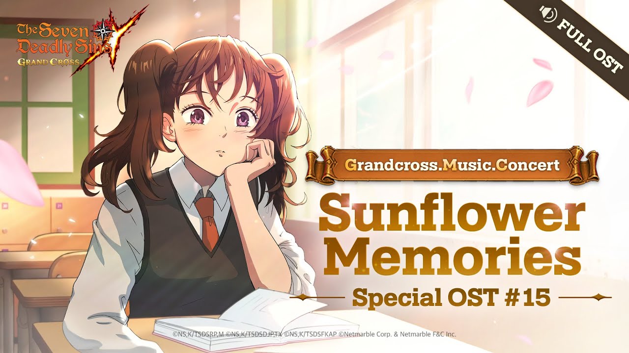 [7DS OST] Sunflower Memories (Game.ver)┃Grandcross. Music. Concert_15th OST
