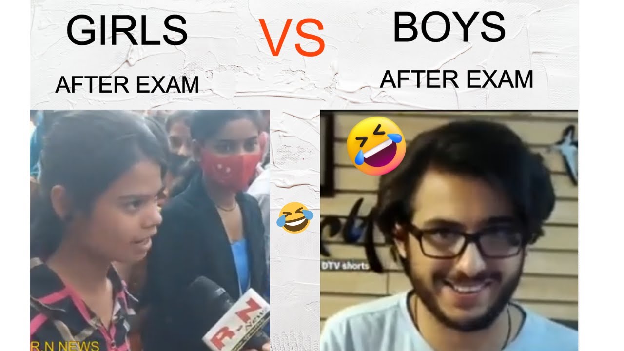 FUNNY VIDEO || GIRLS VS BOYS | AFTER EXAM #memes #girlsvsboysmemes #funny #girlsvsboys #compilation