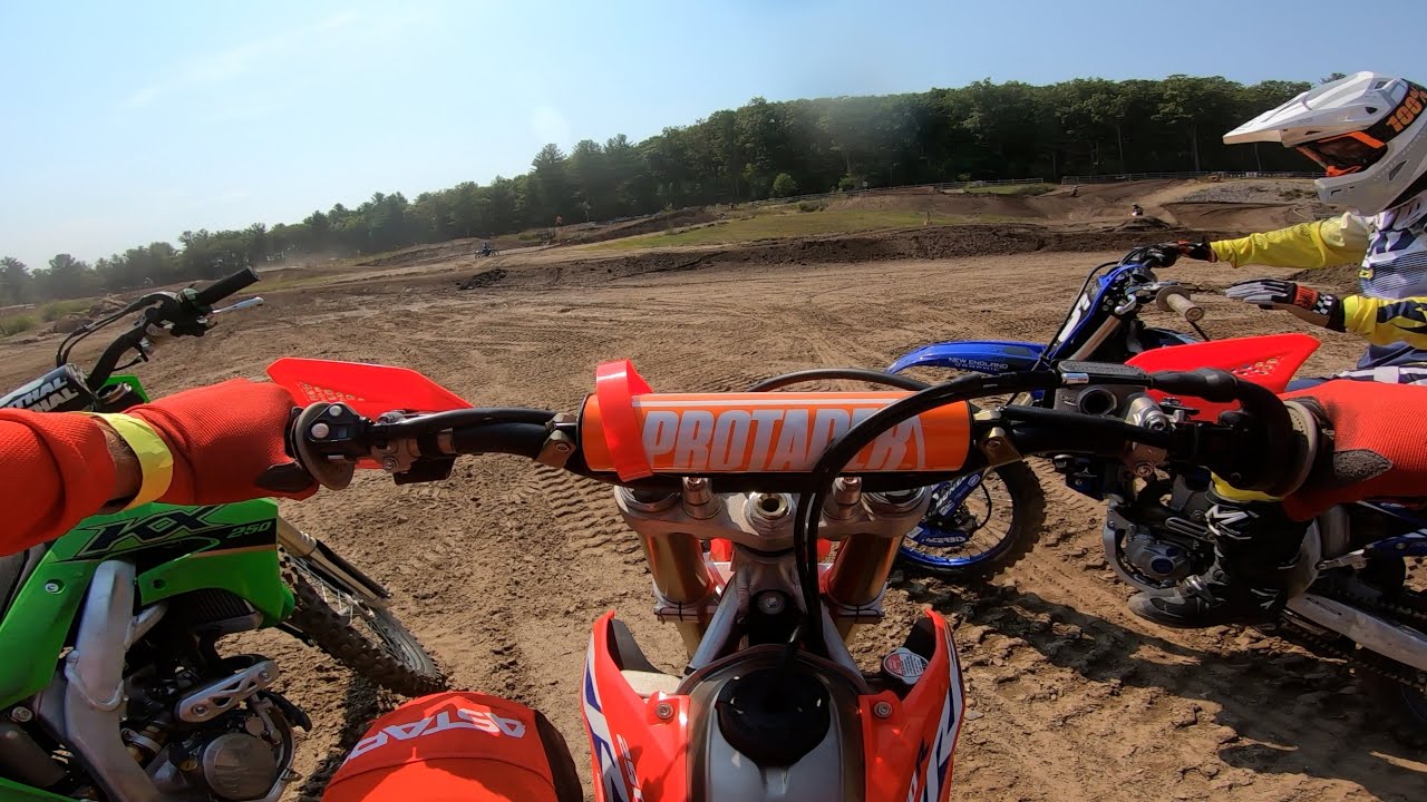 2022 CRF250R first ride (crf250r vs yz250f vs kx250f )