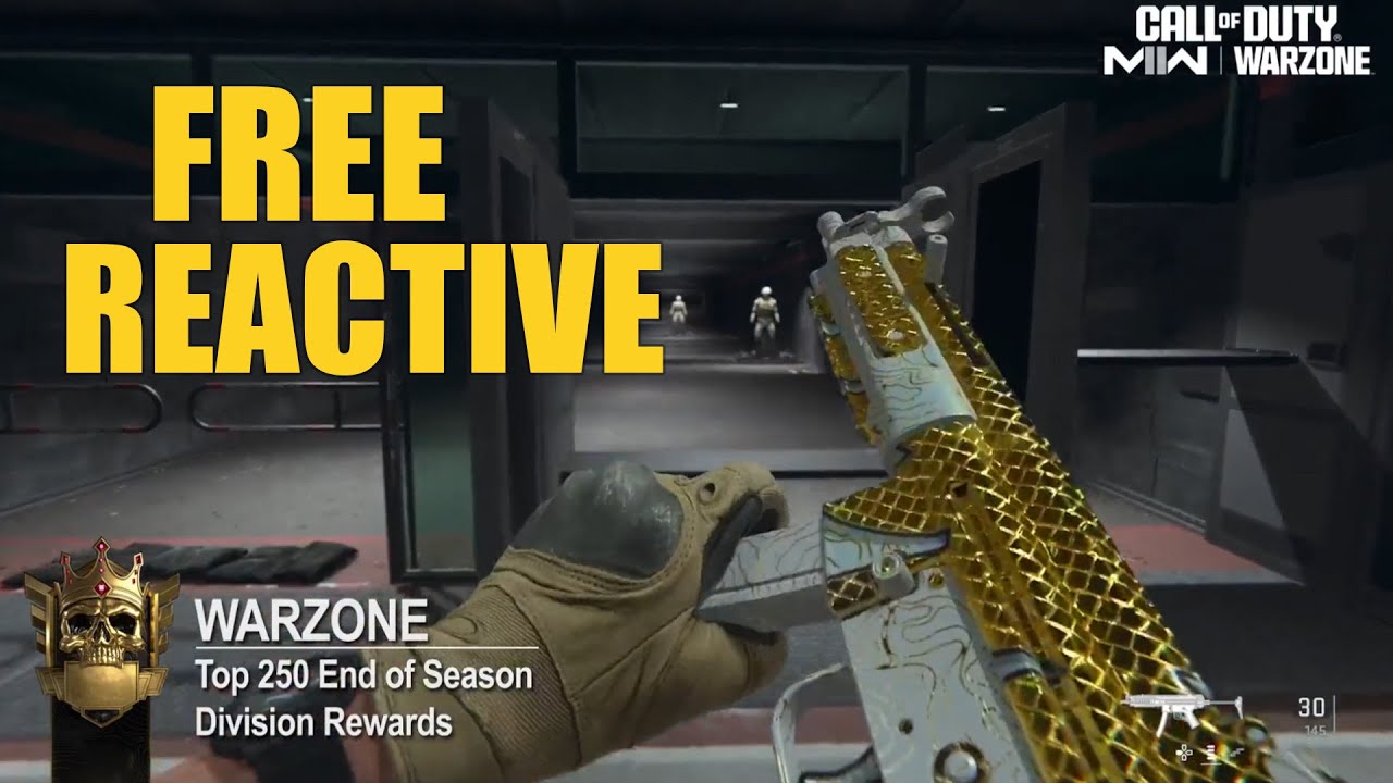 UPCOMING MODERN WARFARE 2 SEASON 5 CAMOS TOP 250 RANKED REACTIVE CAMOS