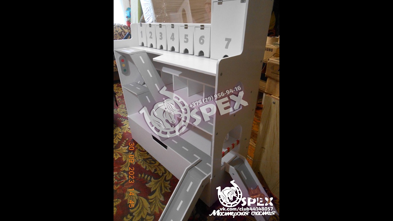 DIY Гараж  © #гараж #трек #парковка #длямашинок