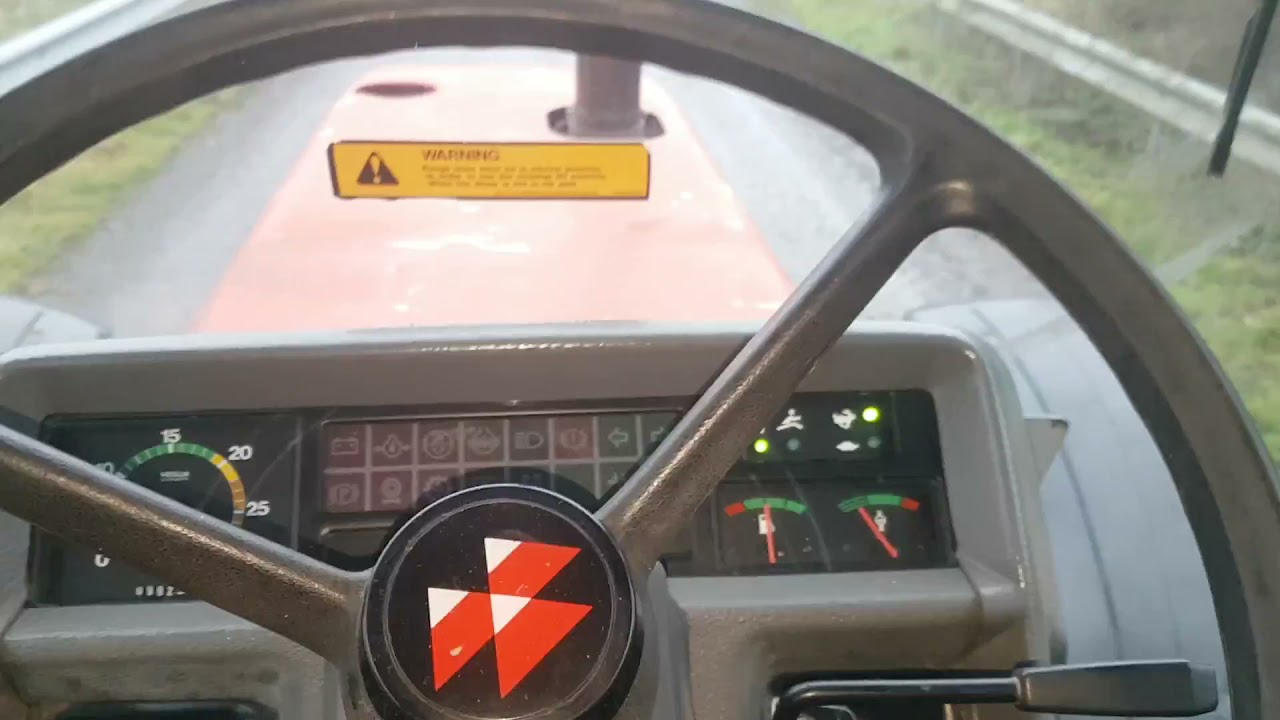 First drive before splitting the Massey Ferguson 3125