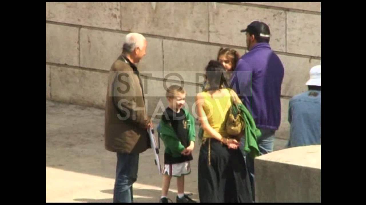 Madonna and her children in Paris visiting Eiffel Tower