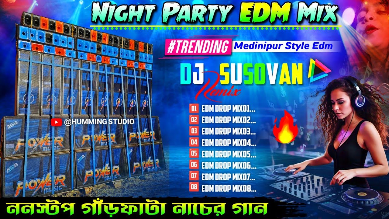 Night Party Spl Nonstop edm Dhamaka Dance Mix✨DJ SUSOVAN REMIX✨Dj Siday Remix Hindi Edm Songs m🔥🔥🔥
