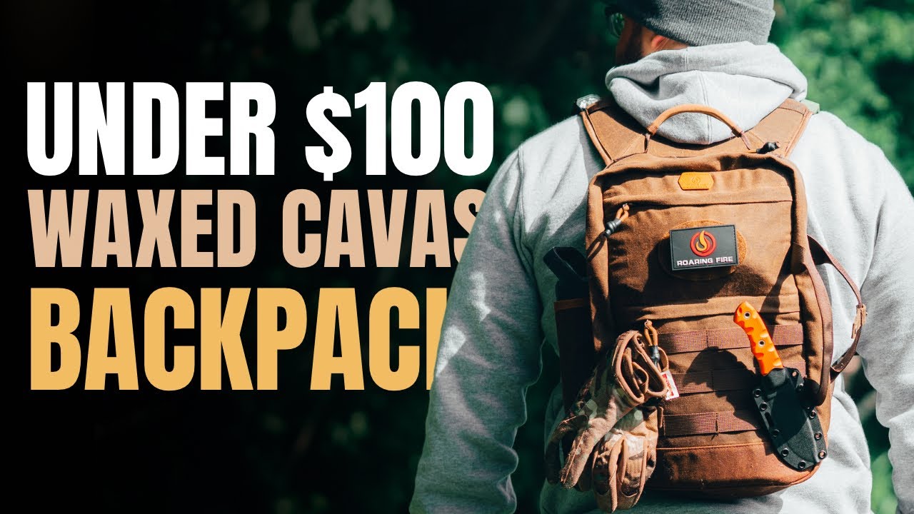 Roaring Fire, Dagen / Waxed Canvas Backpack