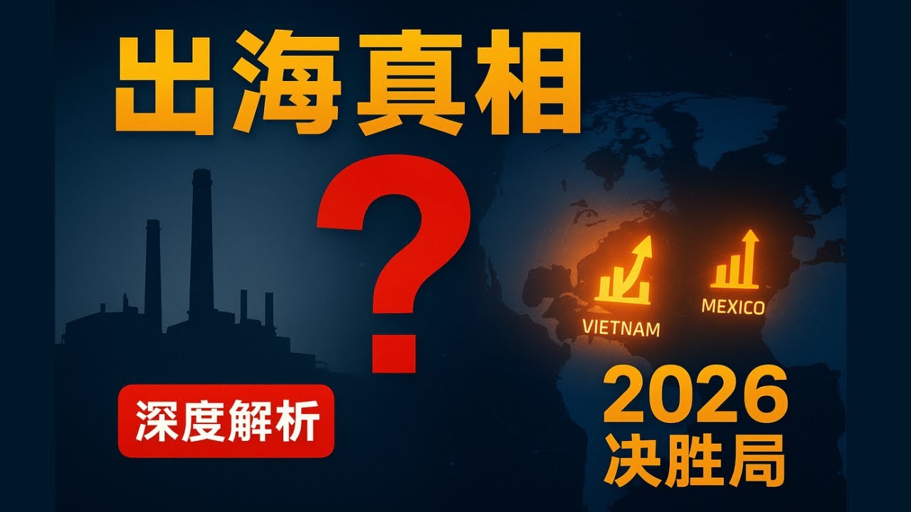 【宏观深度】中国出海狂潮背后的冷水数据：从