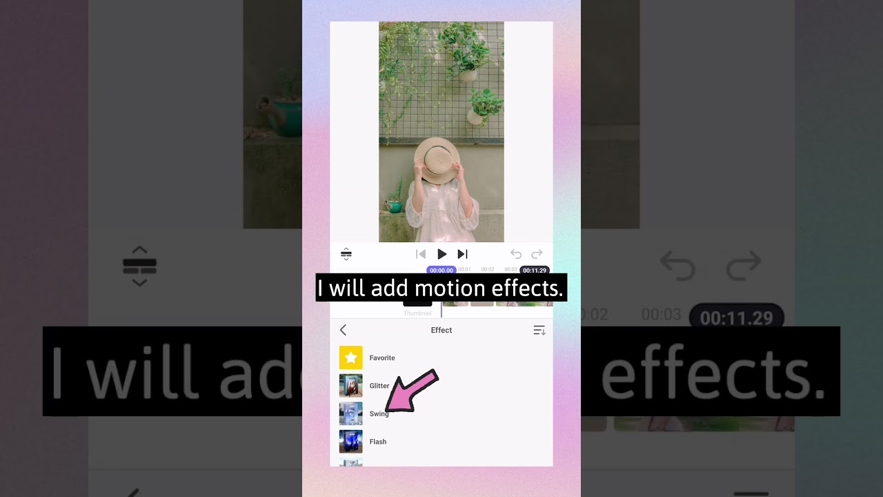 Add Effects with #springvideoapp