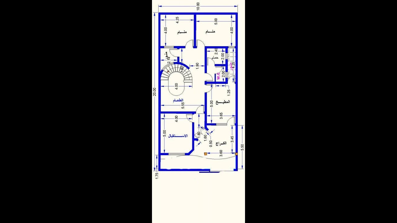 الرسم المعماري (رسم خرائط) Plan 2