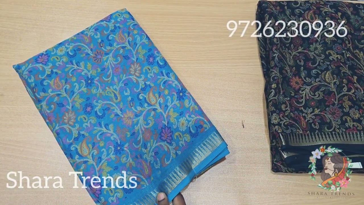 Sold Out !! Super soft Premium Digital Crepe Silk Sarees at budget Friendly Price 