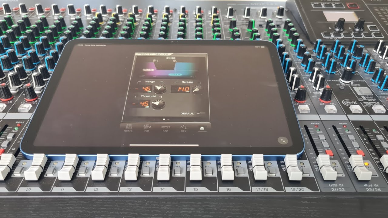 Mesa MGP24X YAMAHA com IPAD