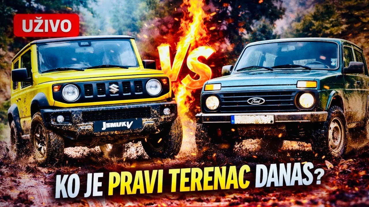 SUZUKI JIMNY ili LADA NIVA 🚙🔥 Ko je PRAVI terenac danas? | DobarDIL UŽIVO