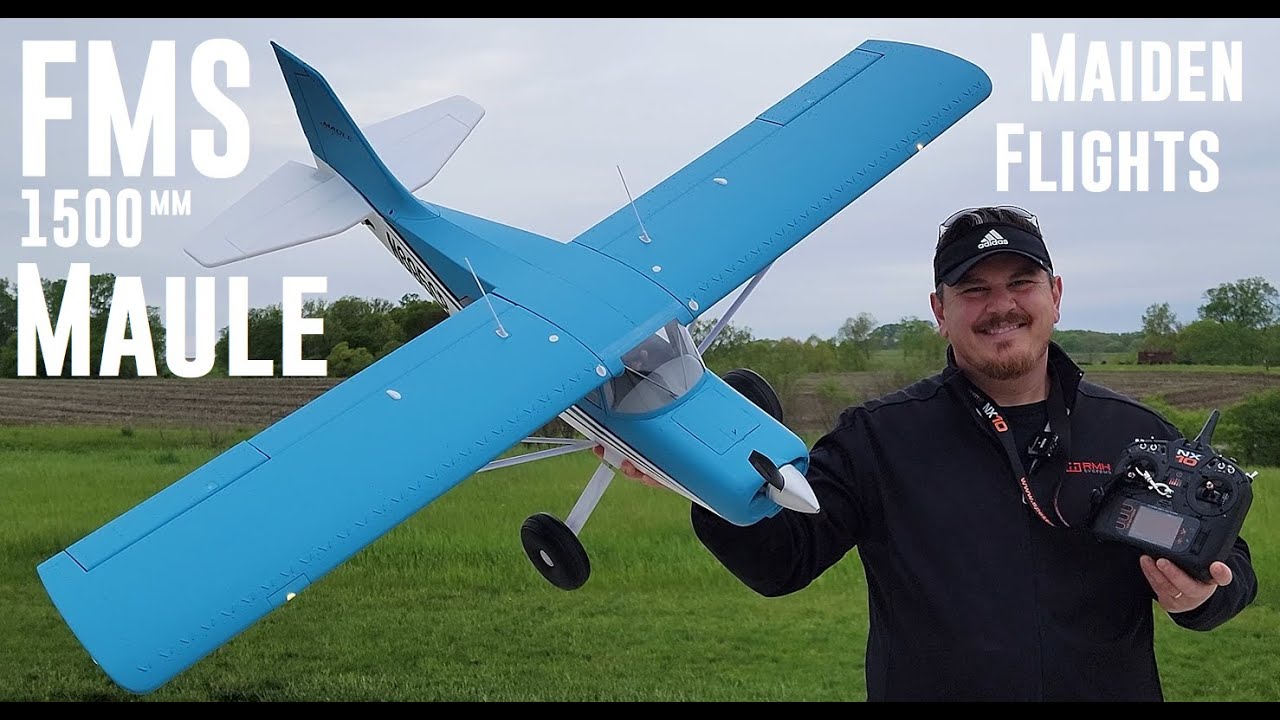 FMS - Maule - 1500mm - 2X Maiden Flights