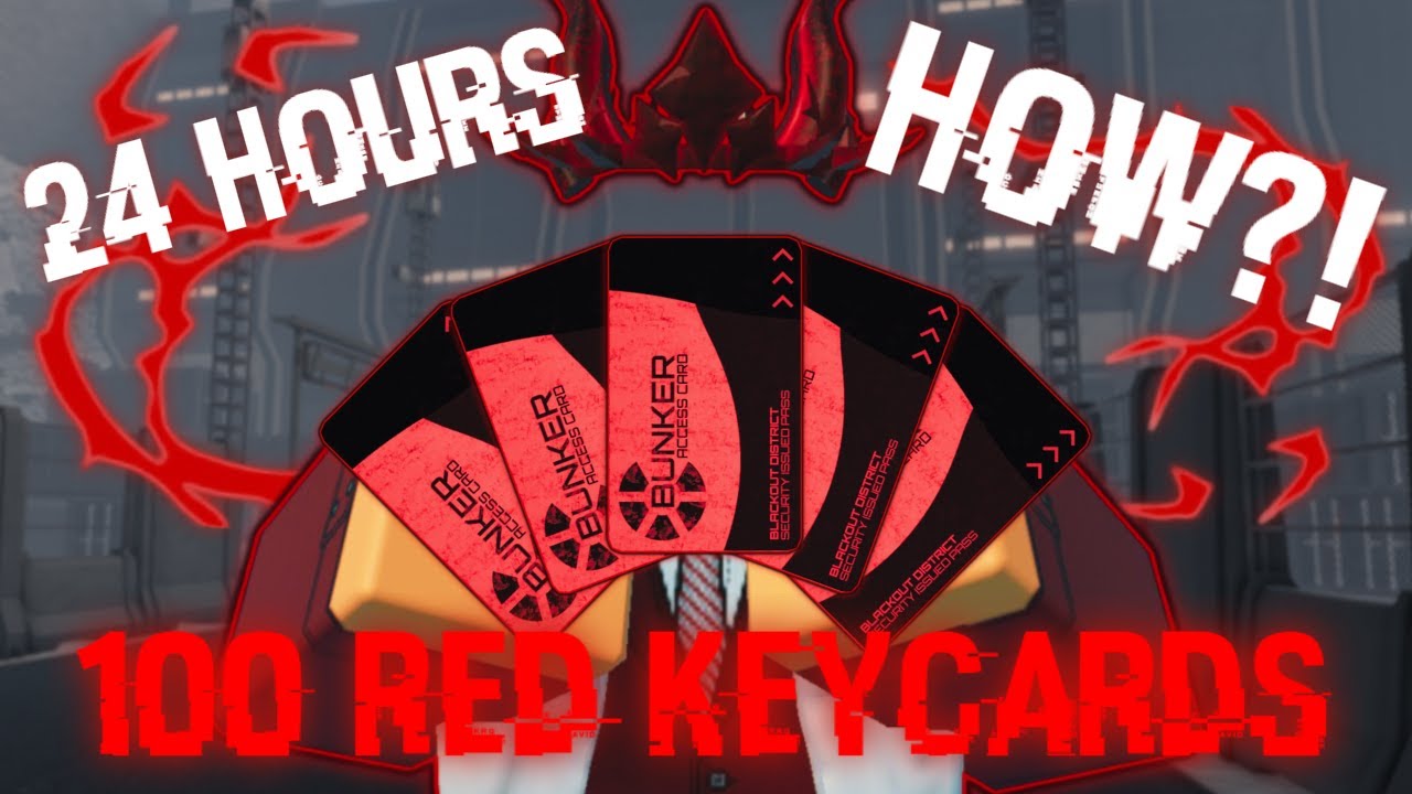 How I Farmed 100 Red Keycards in 24 Hours (Blackout)