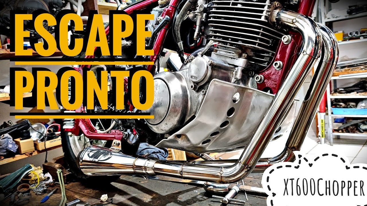 Xt600Z Chopper escapamento 