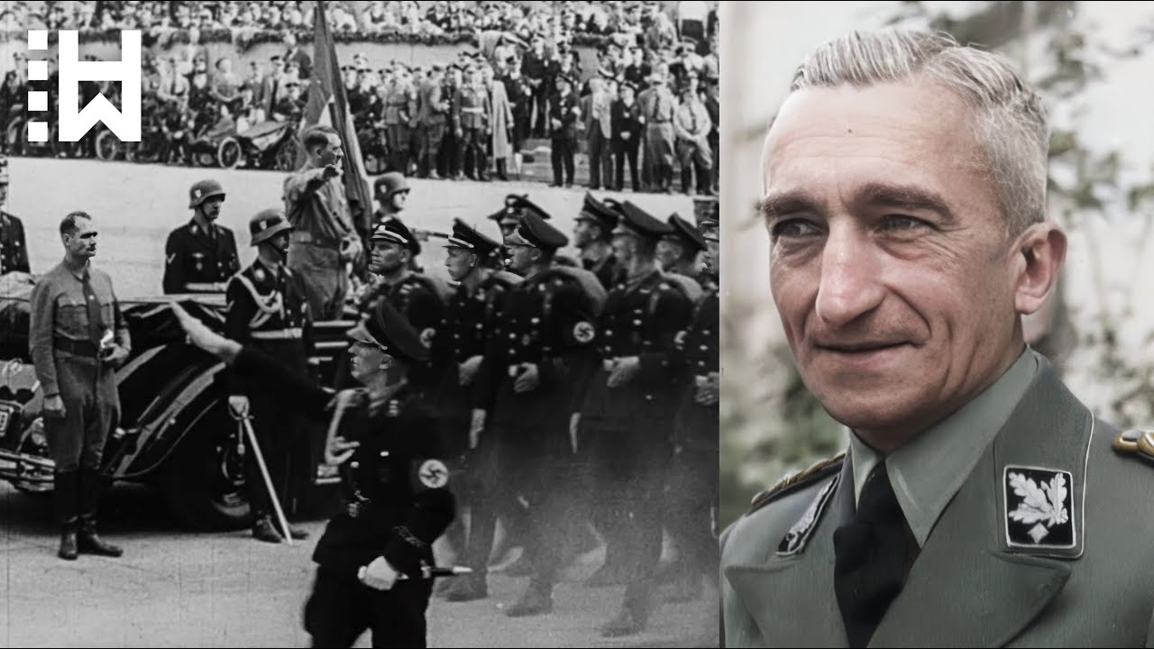 Dolorosa ejecuci&oacute;n del General alem&aacute;n de las SS Nazi ahorcado con cuerda de piano -  Arthur Nebe