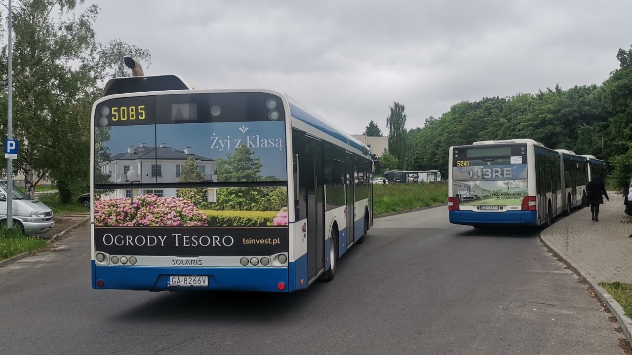 PKA Gdynia Cała Linia 265 kierunek Kosakowo Urząd Gminy/Obłuże Maciejewicza Solaris Urbino 12 #5085