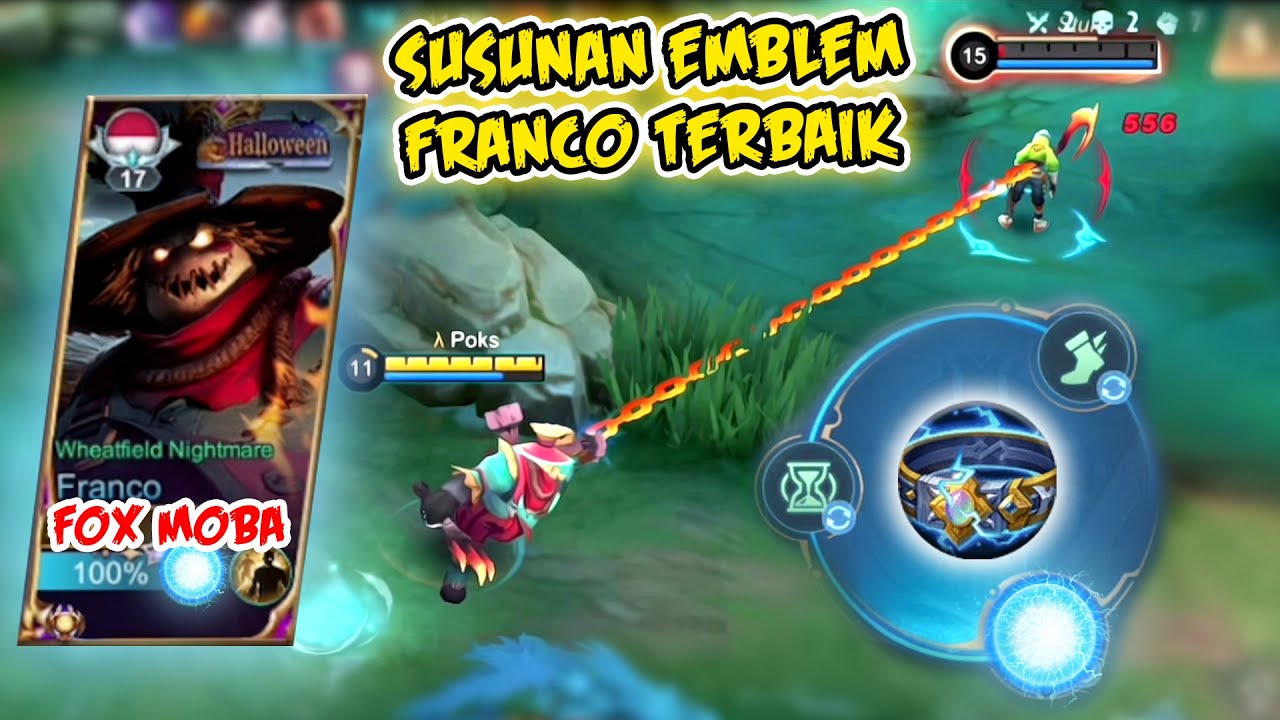 Emblem Baru Untuk Maksimalin Pasif Franco, Penjelasan Lengkap Fox Moba!