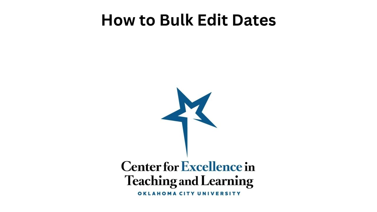 How to Bulk Edit or Bulk Offset Dates