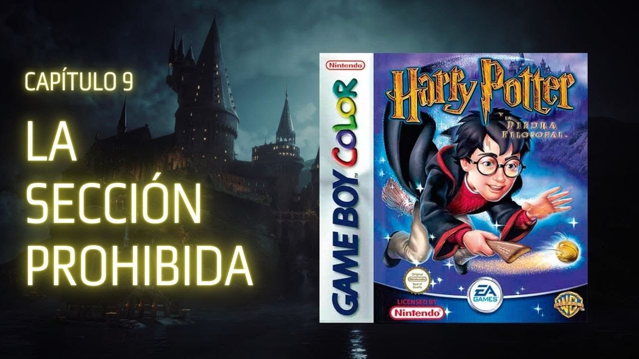 Harry Potter y la Piedra Filosofal Game Boy Color | Cap 9: La Sección Prohibida