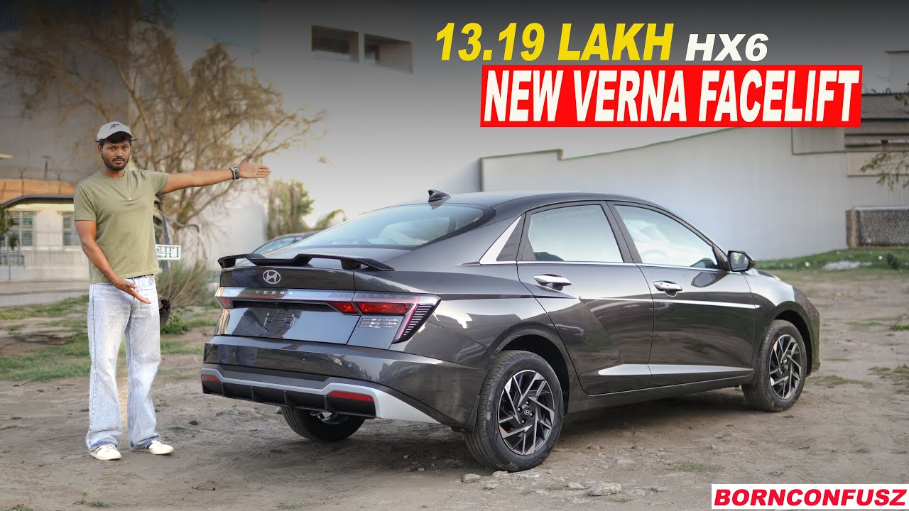 New Verna Facelift 2026 HX6 Detailed Review || Bornconfusz 