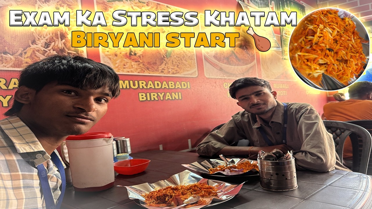 Exam Ka Stress Khatam, Biryani Start 🍗 | College Life | RohitRozVlog