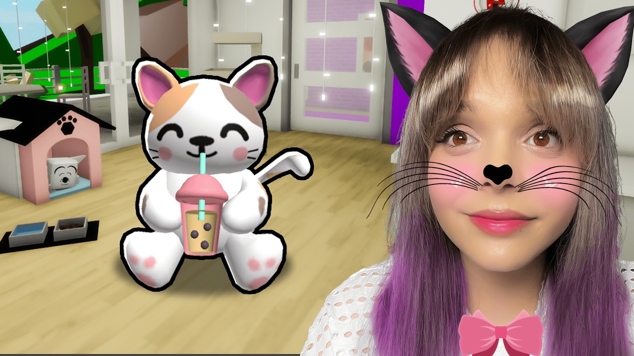 KEDİ OLUP İNSANLARA SALDIRDIM! 😸 ROBLOX BROOKHAVEN🏡RP