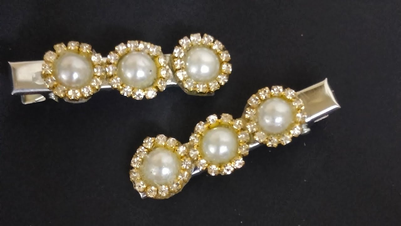 Hair clips Making at home 