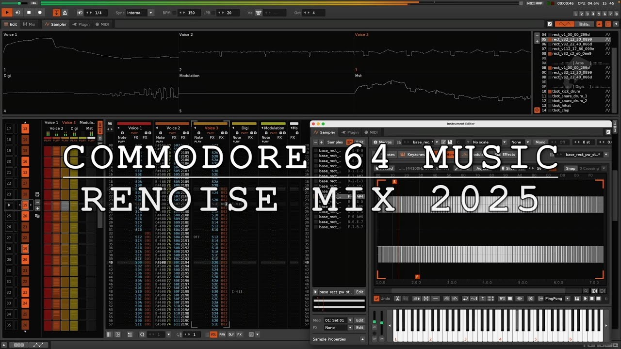Commodore 64 Music: Renoise Mix 2025