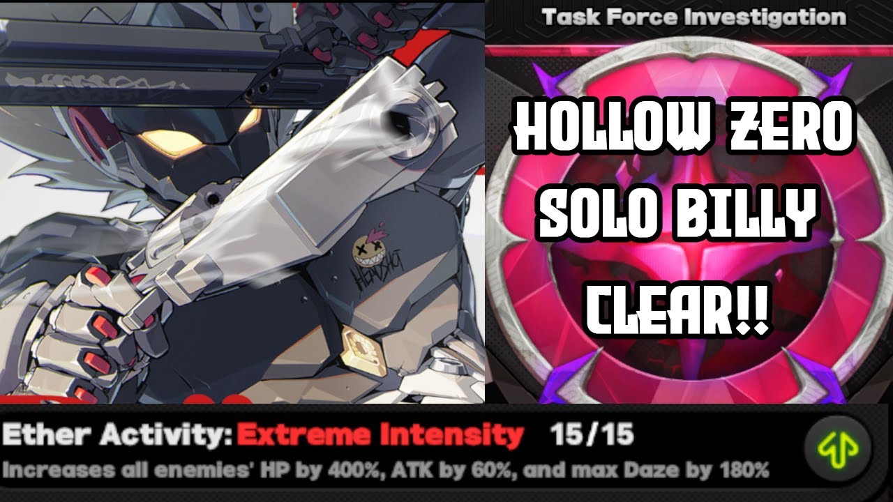 Task Force Investigation Hollow Zero Ether Activity 15, SOLO Billy Clear